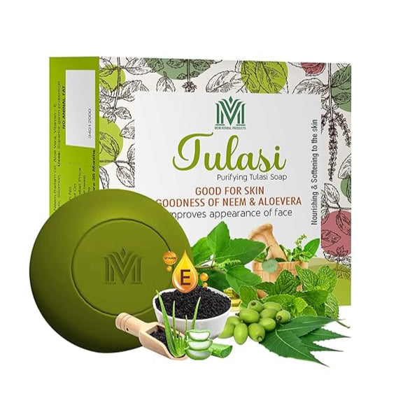 Tulasi Purifying Herbal Soap 100g | Pack of 6