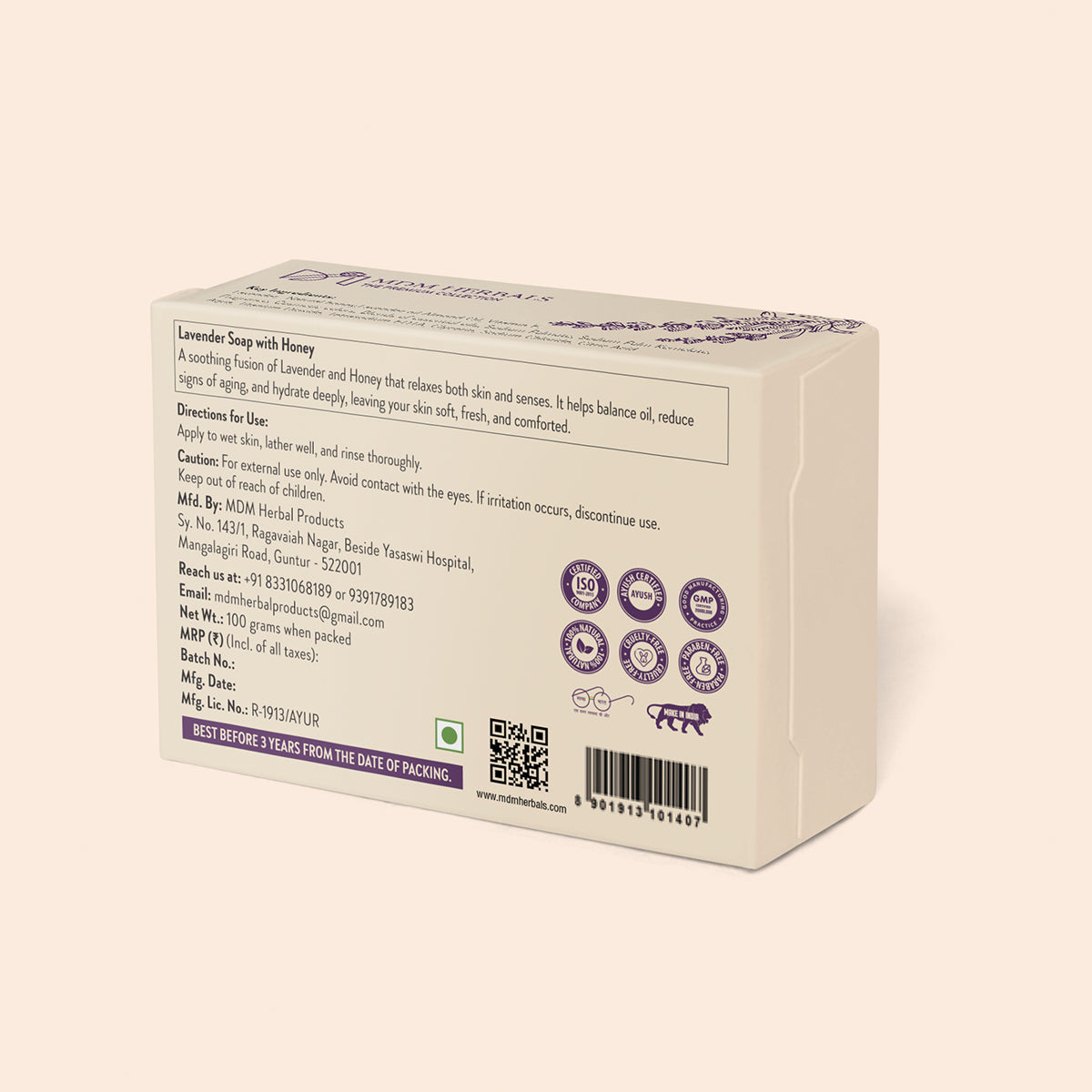 Lavender with Honey Drops | pack of 6