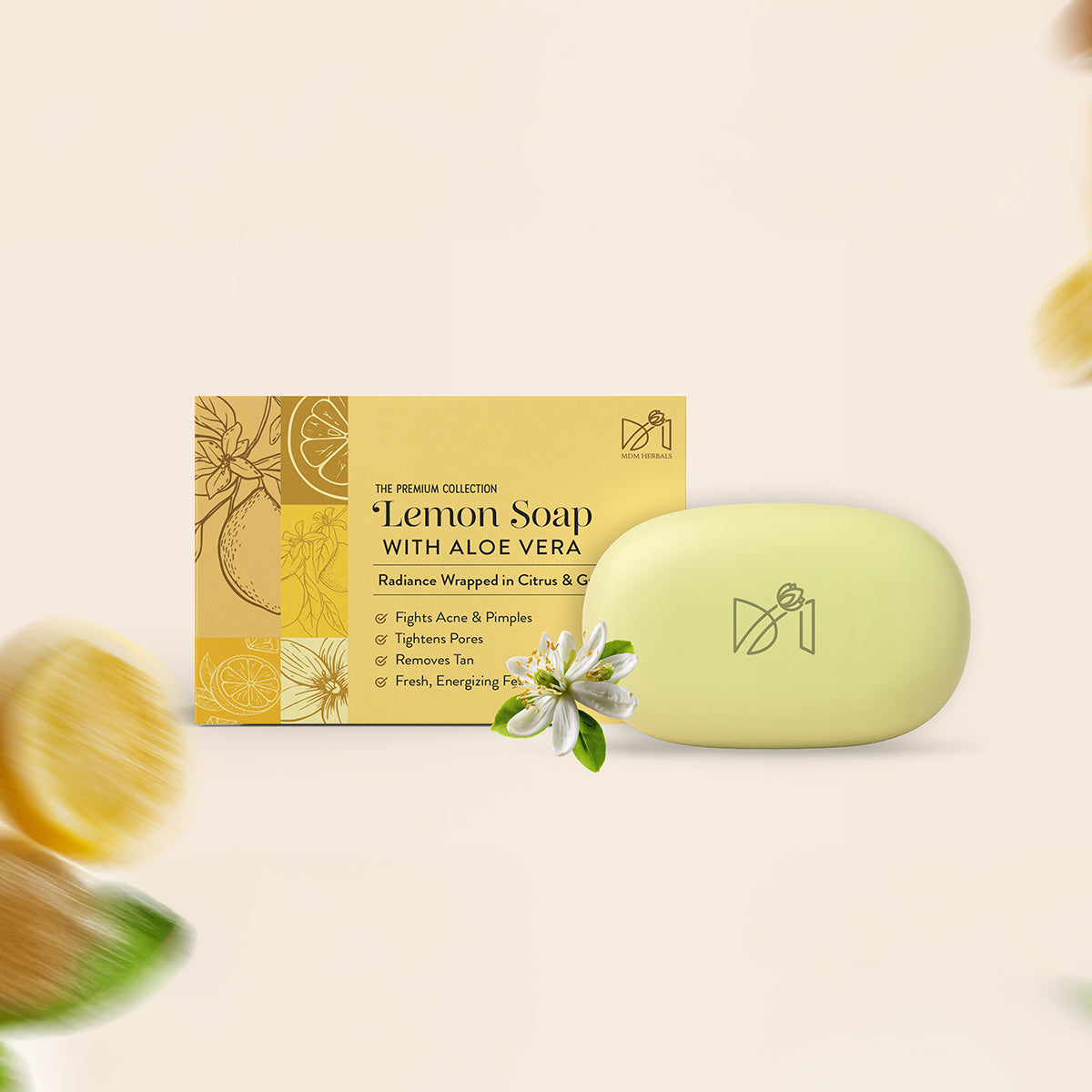 Lemon Soap with Aloe vera | Pack of 6