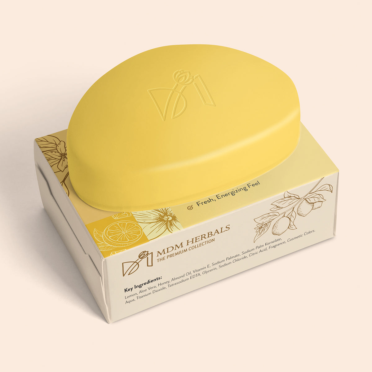 Lemon Soap with Aloe vera | Pack of 6