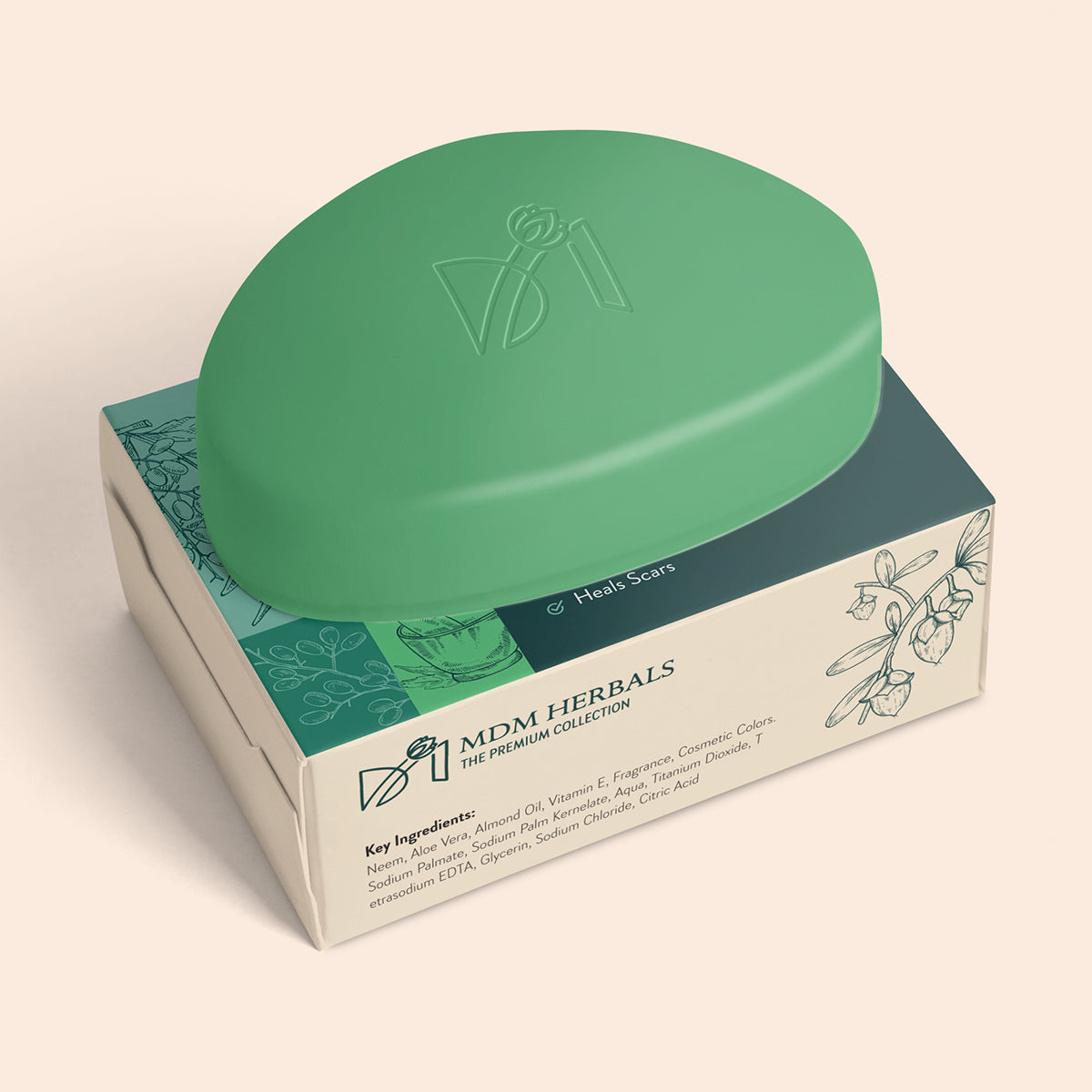 Neem Soap with Aloe vera | Pack of 6