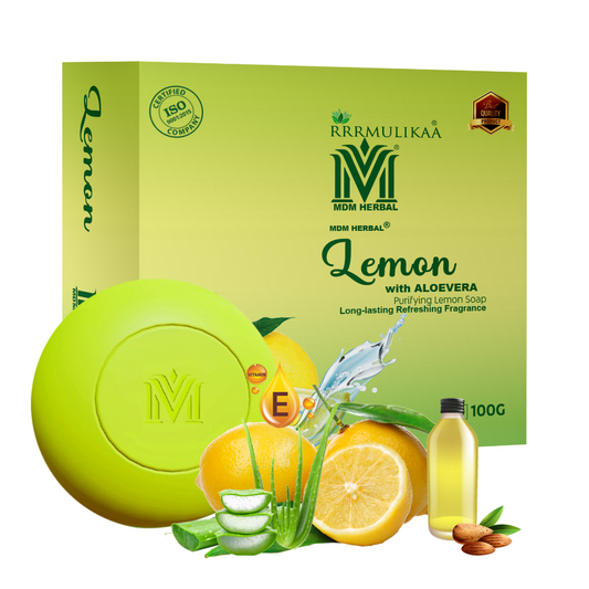Lemon Soap with Aloe vera | Pack of 6