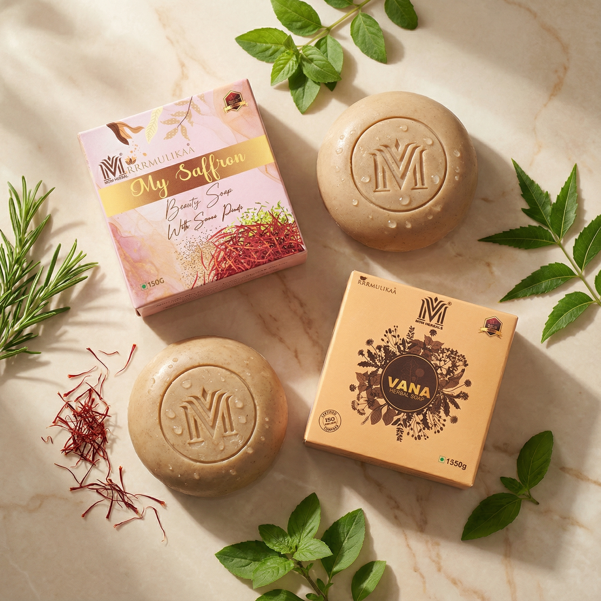 PREMIUM HERBAL DAILY CARE COMBO (6 Soaps)