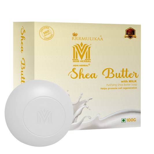 Shea Butter with Milk | Helps promote cell regeneration | Pack of 6