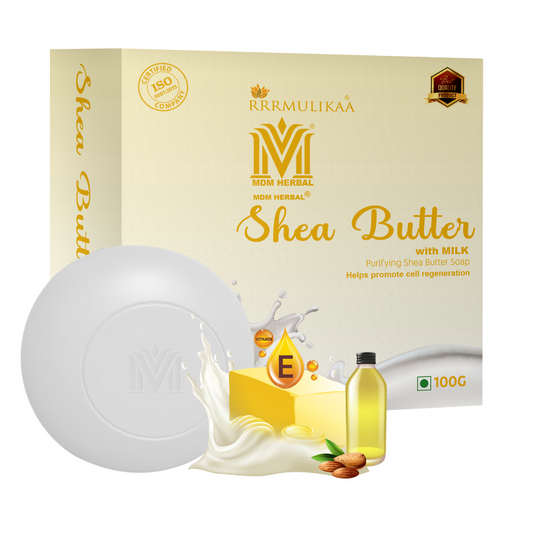 Shea Butter with Milk | Helps promote cell regeneration | Pack of 6