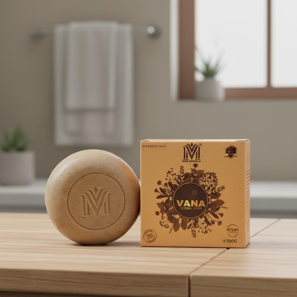 MDM Herbal VANA Soap – 100g x 5 (Super Saver Pack – 500g) | Anti-Aging Herbal Bath Bar | Reduces Wrinkles, Fine Lines & Dark Spots