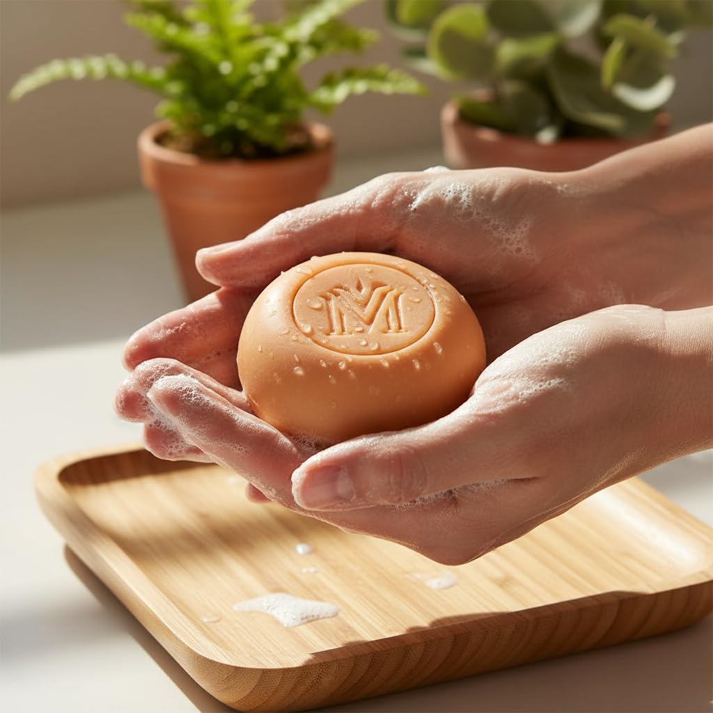 Herbal My Sandal Soap 100g | Super Saver Pack Of 5 (500g) | Detoxify Your Skin, Balance Oiliness And Reduce Acne Breakouts | Its Antibacterial Properties Helps Acne Control |