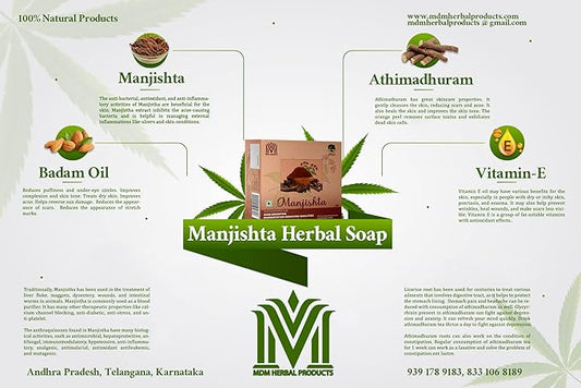 Herbal Manjishta Soap | Pack Of 6
