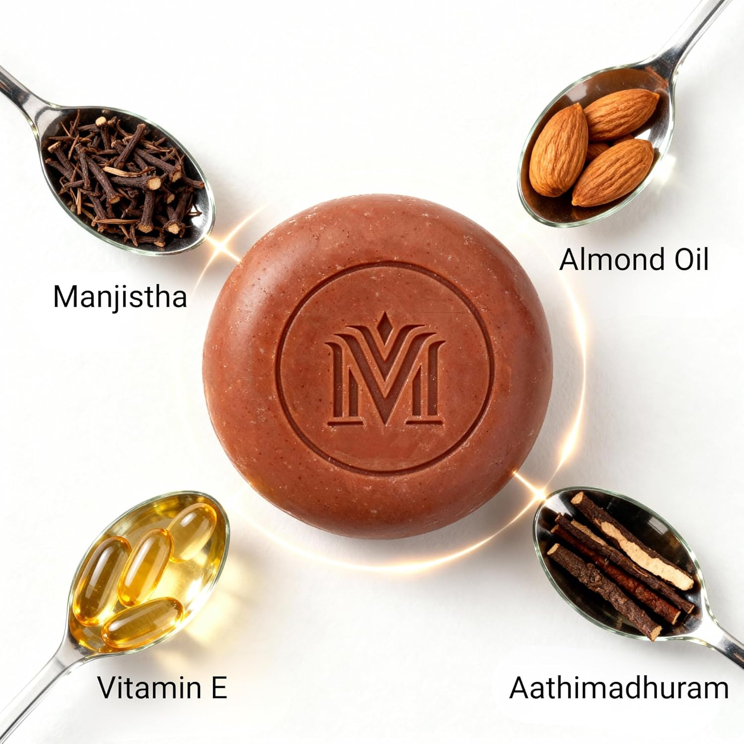 MDM Herbal Manjistha Soap – 100g x 5 (Super Saver Pack – 500g) | Anti-Aging Herbal Bath Bar | Reduces Wrinkles, Fine Lines & Dark Spots