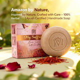 MDM Herbal My Saffron Beauty Soap – 100g x 5 (Super Saver Pack) | Brightens Skin Tone | Reduces Blemishes | 100% Natural Ayurvedic Soap