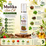 MDM Herbal Mulika Hair Oil – 100ml | Nature's Secret for Strong, Healthy & Beautiful Hair" ✨
