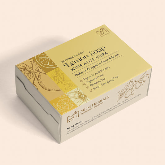 Lemon Soap with Aloe vera | Pack of 6