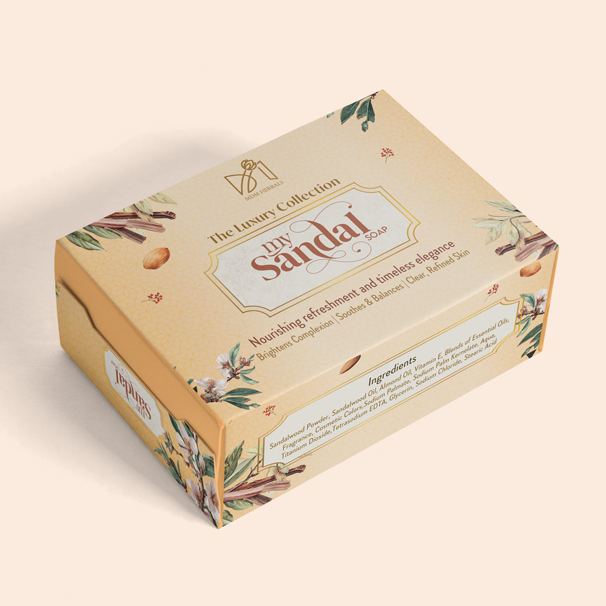 My Sandal Gold Herbal Soap