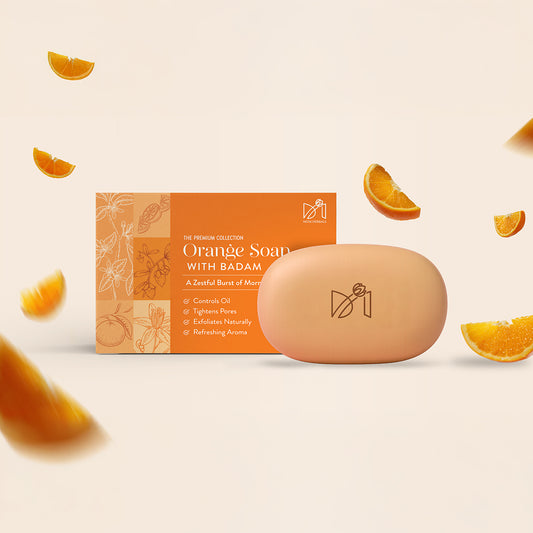 Orange Soap with Badam | Pack of 6