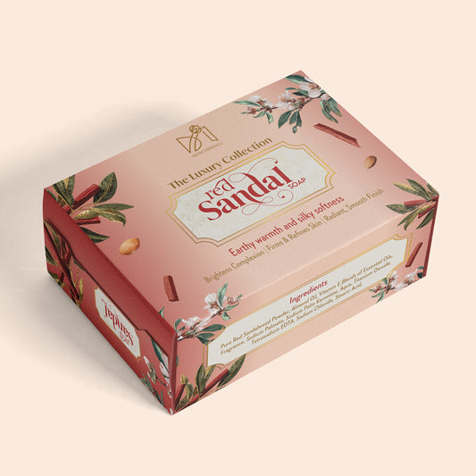Red Sandal Natural Herbal Beauty Soap