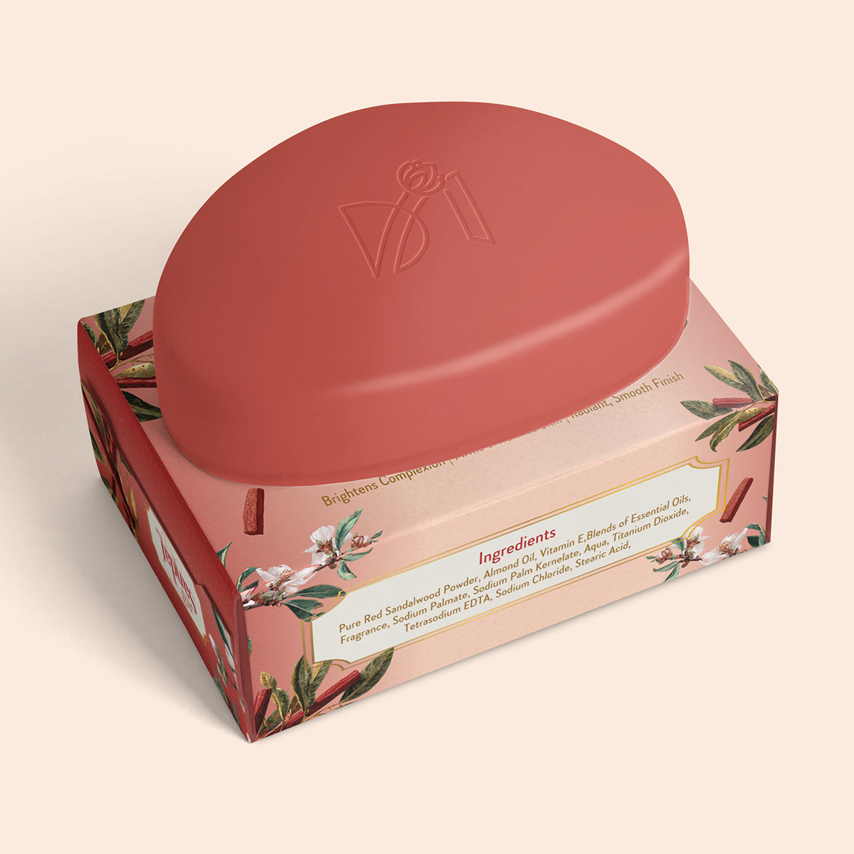 Red Sandal Natural Herbal Beauty Soap