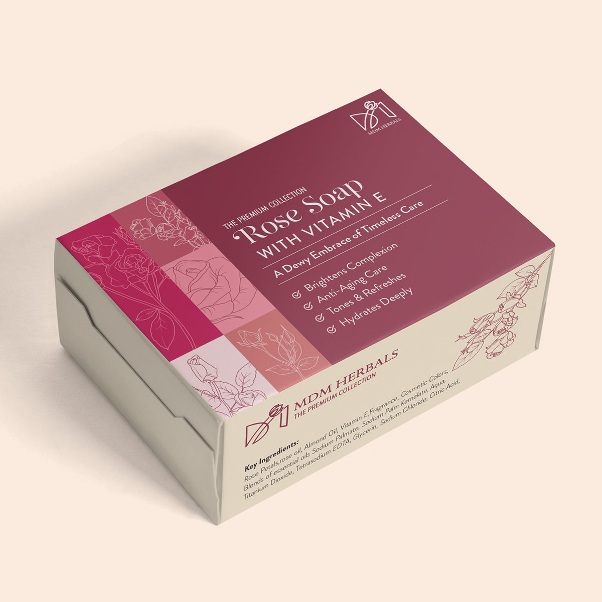 Rose Soap with Vitamin E