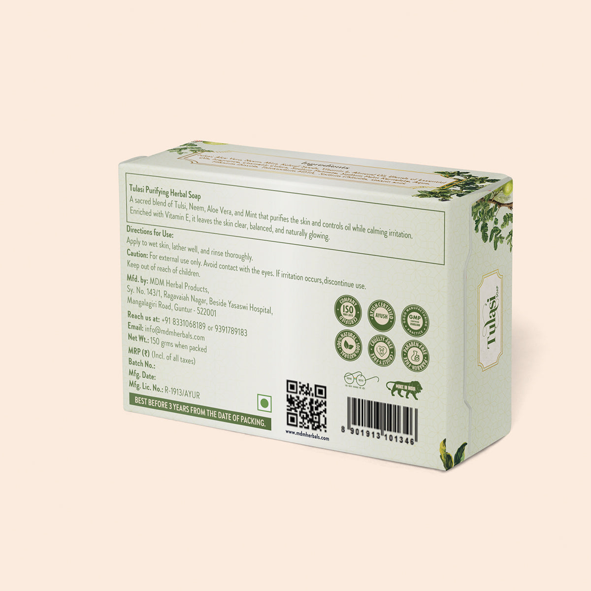 Tulasi Purifying Herbal Soap